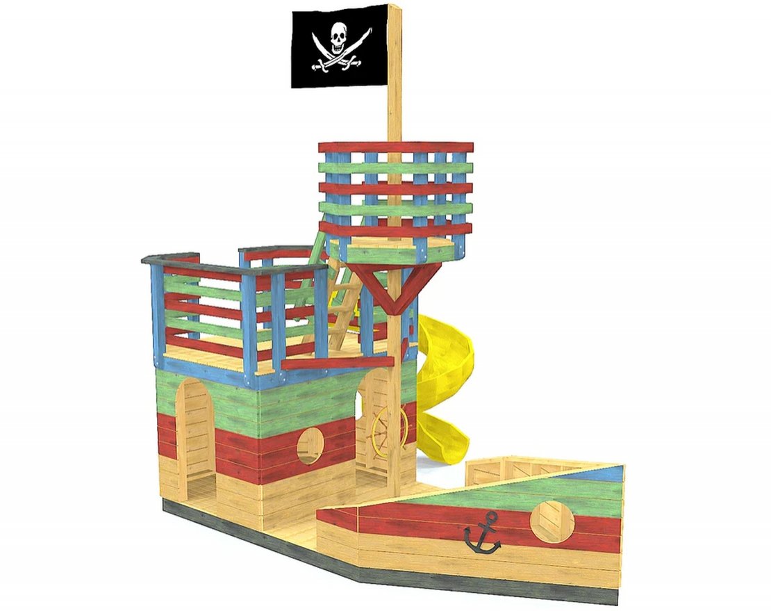 Игровой комплекс TORUDA WOOD Пиратский корабль 5