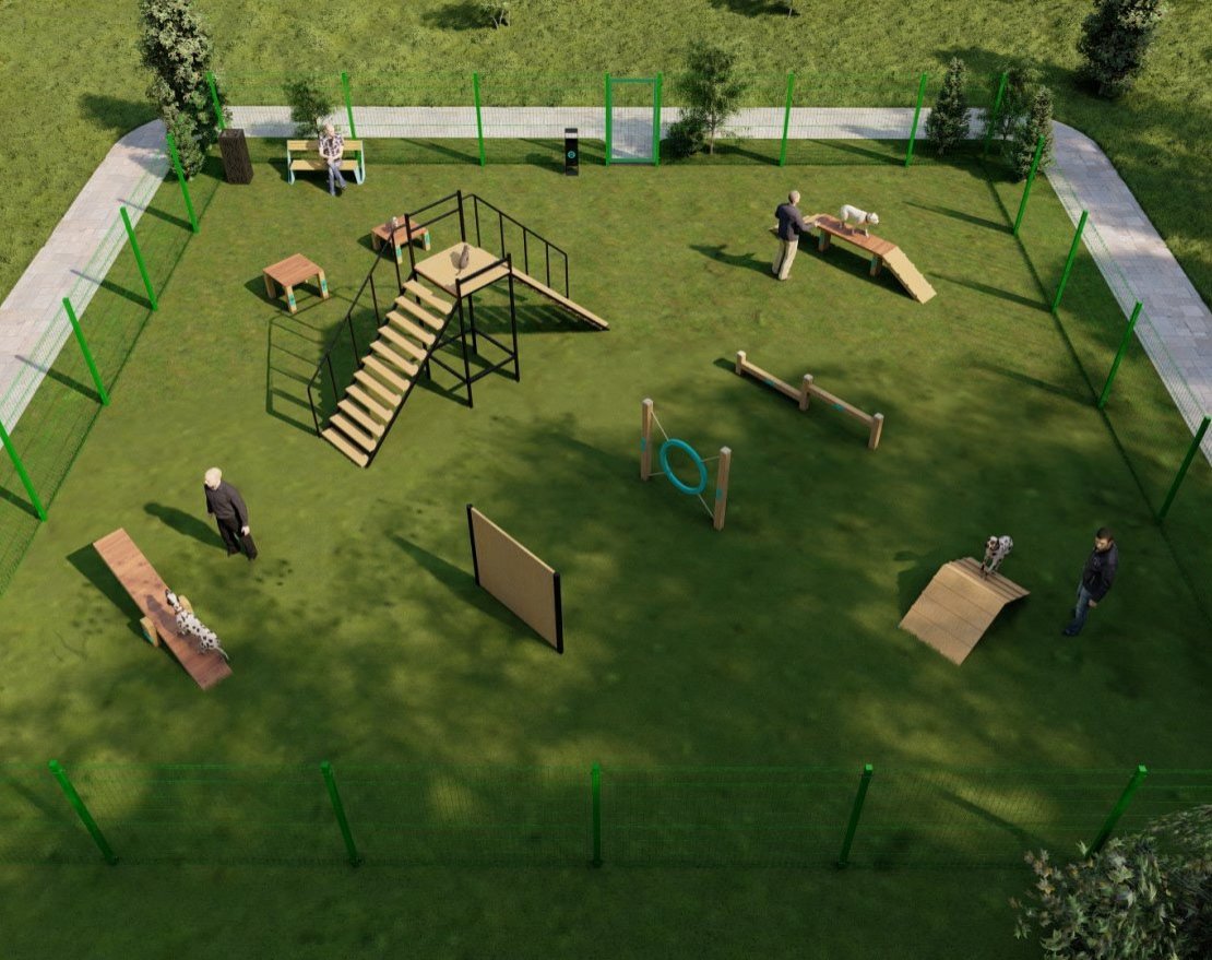 Площадка для выгула собак TORUDA №1 (15х15) - вид 4