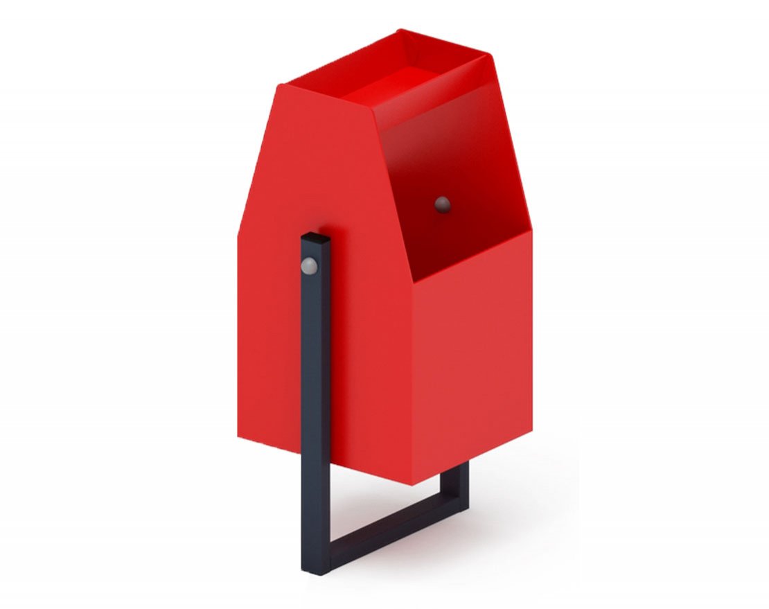 Урна Символ 6 с пепельницой - вид 3